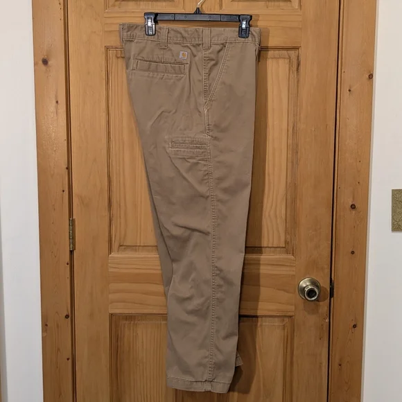 Carhartt Pants Utility Workwear Relaxed Fit Straight Durable Brown Men's 36x30 - Picture 3 of 12
